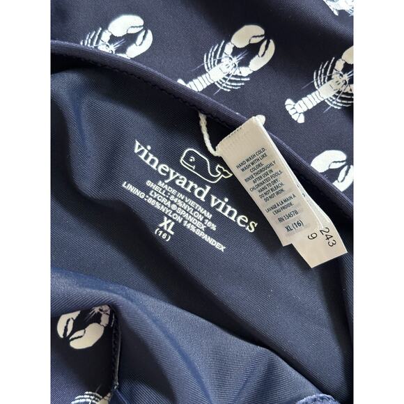 Vineyard Vines Navy Lobster Stack Nautical Two Piece NWTs Size XL (16) - Picture 3 of 4